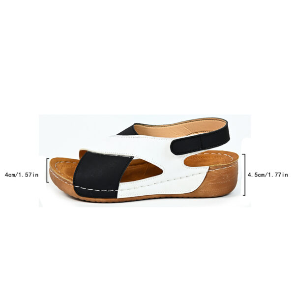 Platform Platform With Skirt Casual Open Toe All-match Beach - Image 2
