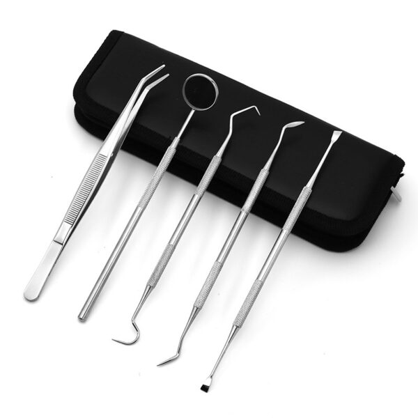 Stainless steel dentist tool set dental mirror