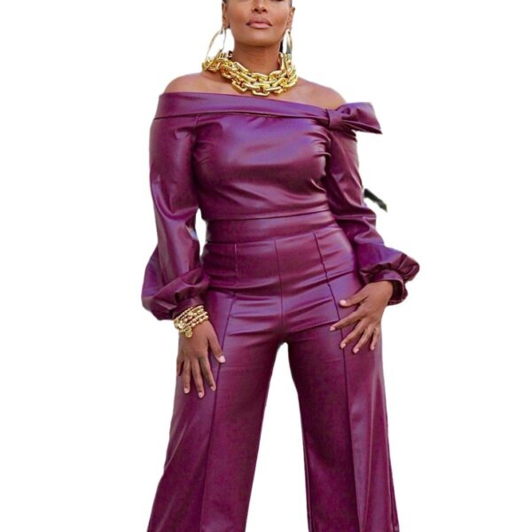 Personality Fashion Leather Suit Women - Image 3