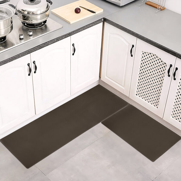 Kitchen Floor Mat Two-piece Set Of Non-slip, Waterproof And Easy To Scrub For Home, Kitchen - Image 8
