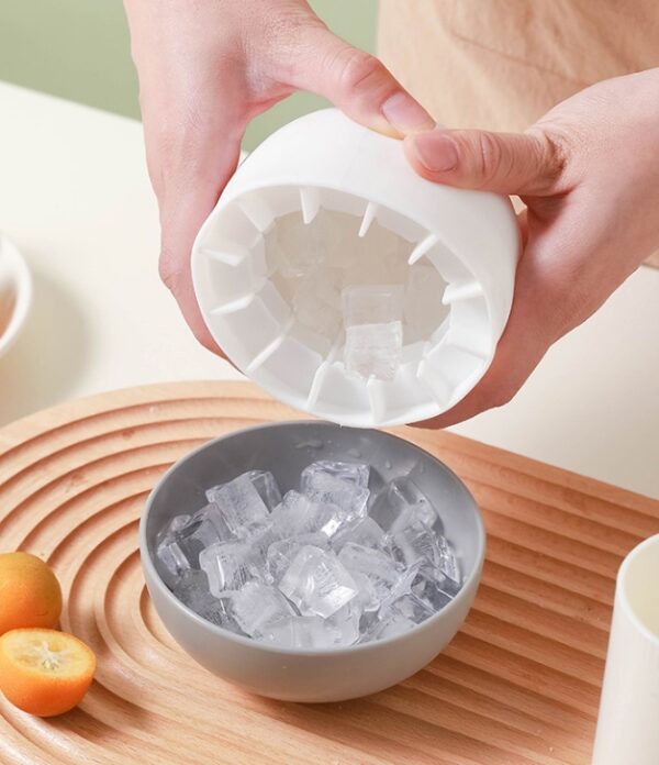 Ice Block Mold Silicone Mushroom Ice Cup Frozen Refrigerator Ice Grid Box Durable Easy Demould Bucket Homemade Crushed Ice Maker Ktichen Gadgets - Image 6