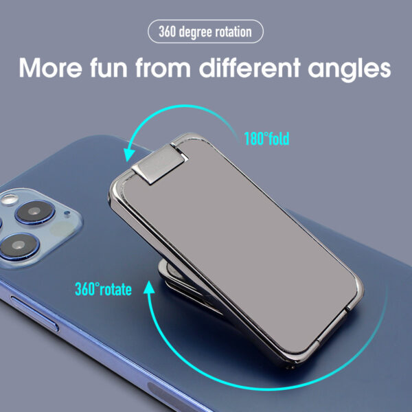 Foldable Mobile Phone Holder Ring Buckle Retractable Desktop CellPhone Stand Car Magnetic Bracket Office Accessories - Image 7