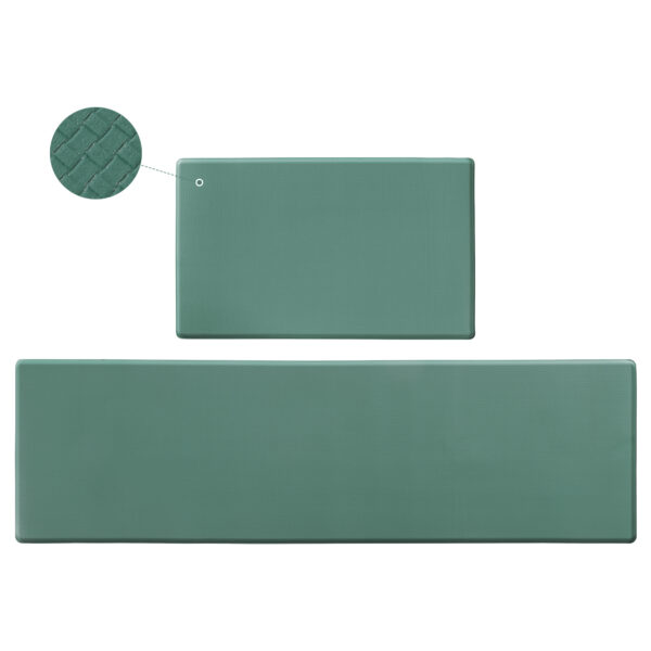 Kitchen Floor Mat Two-piece Set Of Non-slip, Waterproof And Easy To Scrub For Home, Kitchen - Image 4