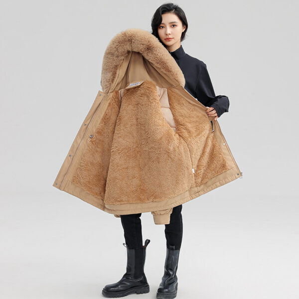 Horn Button Parka Women's Loose - Image 9