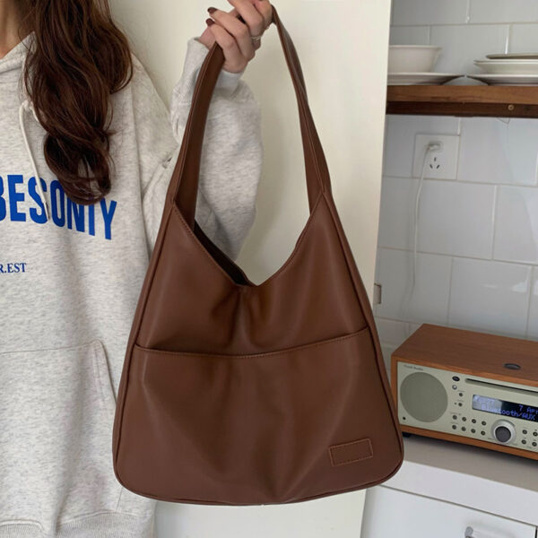 Fashion Tote Bag Large Capacity Casual Shoulder Bag Women's Commuting Handbag College Student - Image 8