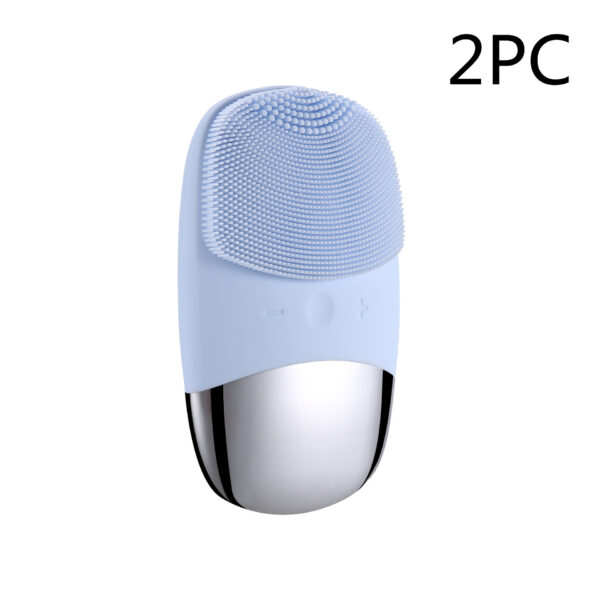 Mini Silicone Electric Face Cleansing Brush Electric Facial Cleanser Facial Cleansing Brush Skin Massager Skin Care Tools - Image 8