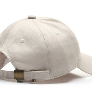 Soft top cap with side letter embroidery