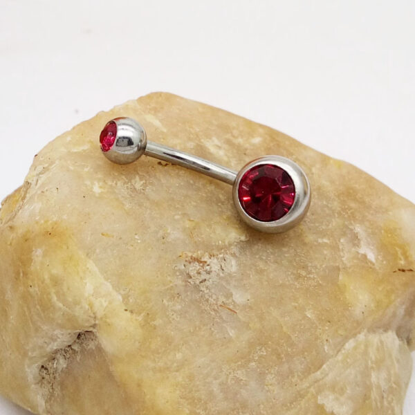 Puncture Hypoallergenic Titanium Steel Navel Buckle Belly Nail - Image 6