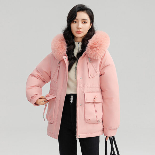 Horn Button Parka Women's Loose - Image 2