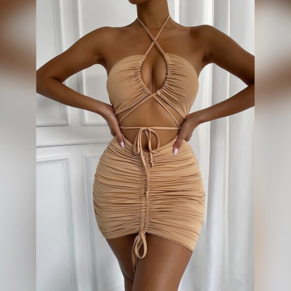 Women's New Sling Dress Summer Hollow Out - Image 2