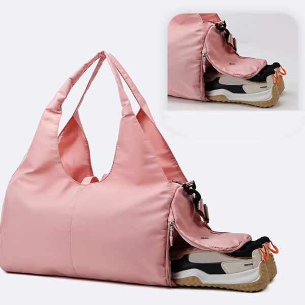 Women Yoga Bag Sports Fitness Dry And Wet Separation Large Capacity Storage Travel Bags Can Carry Yoga Mats - Image 4