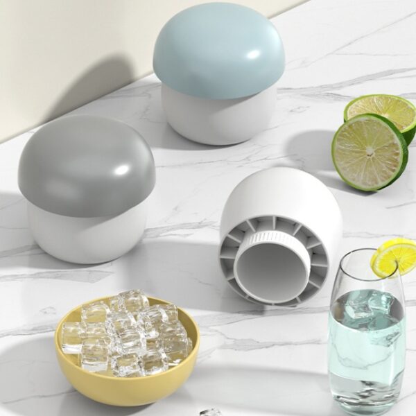 Ice Block Mold Silicone Mushroom Ice Cup Frozen Refrigerator Ice Grid Box Durable Easy Demould Bucket Homemade Crushed Ice Maker Ktichen Gadgets - Image 10