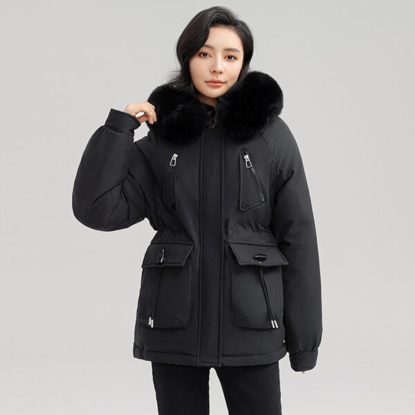 Horn Button Parka Women's Loose - Image 8
