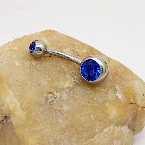 Puncture Hypoallergenic Titanium Steel Navel Buckle Belly Nail - Image 2