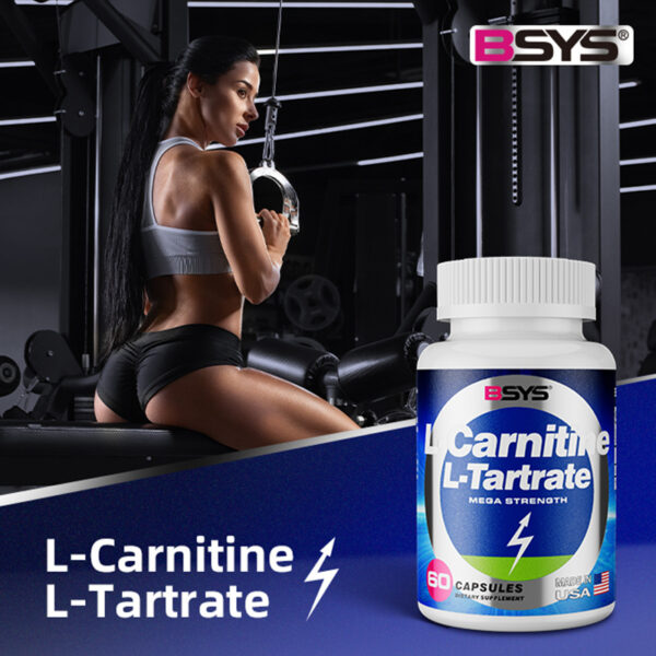 BSYS L-Carnitine L-Tartrate 60's - Image 5