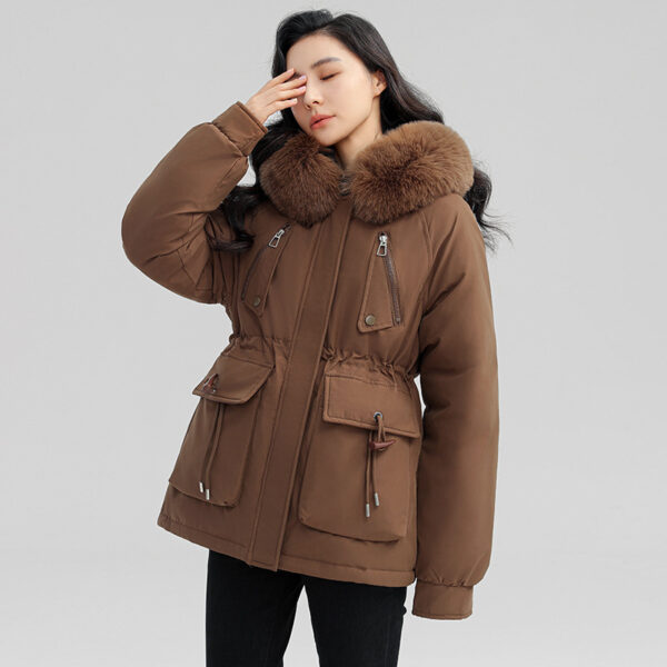 Horn Button Parka Women's Loose - Image 3