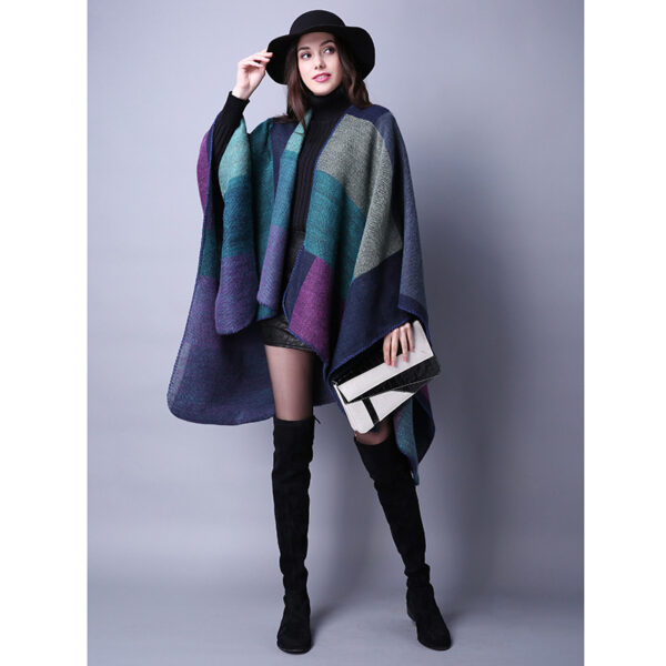 Autumn And Winter Scarf Versatile Lattice Ladies Travel Shawl - Image 10