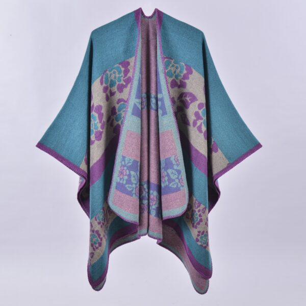 Autumn And Winter Scarf Versatile Lattice Ladies Travel Shawl - Image 8