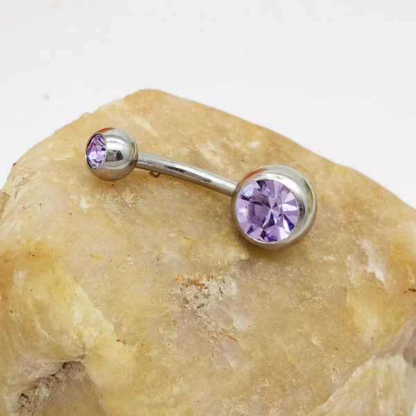 Puncture Hypoallergenic Titanium Steel Navel Buckle Belly Nail - Image 7