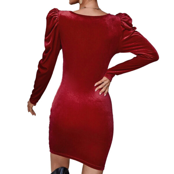 Fashion Bubble Long Sleeve Dress Women - Image 5