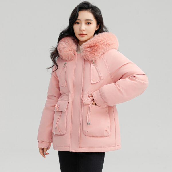 Horn Button Parka Women's Loose - Image 10