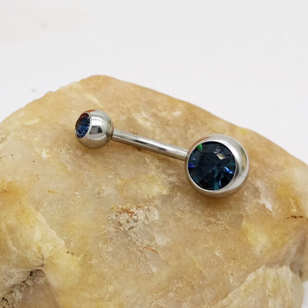 Puncture Hypoallergenic Titanium Steel Navel Buckle Belly Nail - Image 3