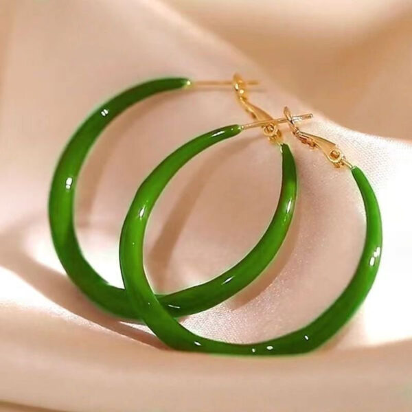 Special-interest Design Mild Luxury Retro Red Oil-spot Glaze Simple Bracelet Earrings - Image 5