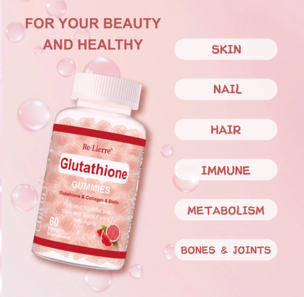 Glutathione Collagen Gummies Grapefruit Flavor - Image 7