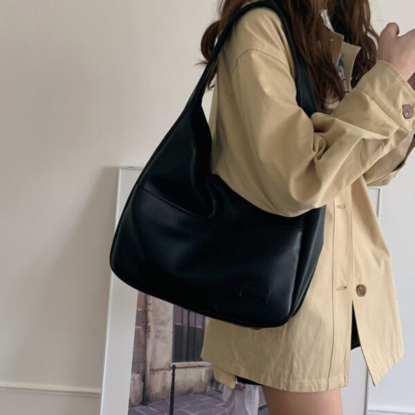 Fashion Tote Bag Large Capacity Casual Shoulder Bag Women's Commuting Handbag College Student - Image 7