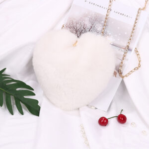 Love Bags For Women Plush Chain Shoulder Bags Valentine’s Day Party Bag
