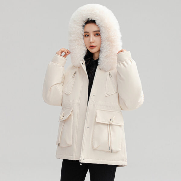 Horn Button Parka Women's Loose - Image 5