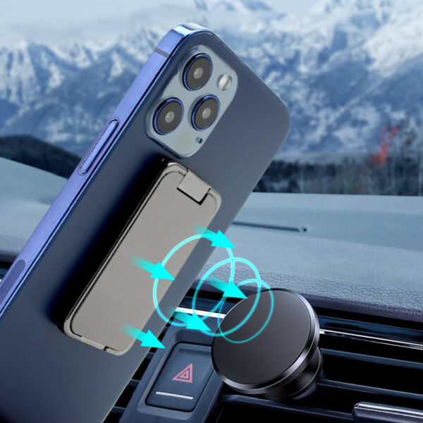 Foldable Mobile Phone Holder Ring Buckle Retractable Desktop CellPhone Stand Car Magnetic Bracket Office Accessories - Image 8