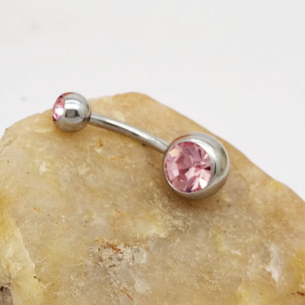 Puncture Hypoallergenic Titanium Steel Navel Buckle Belly Nail - Image 9