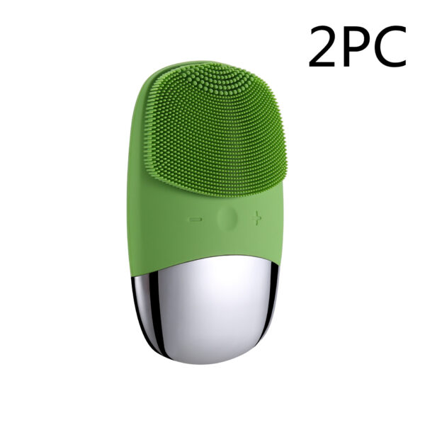 Mini Silicone Electric Face Cleansing Brush Electric Facial Cleanser Facial Cleansing Brush Skin Massager Skin Care Tools - Image 3