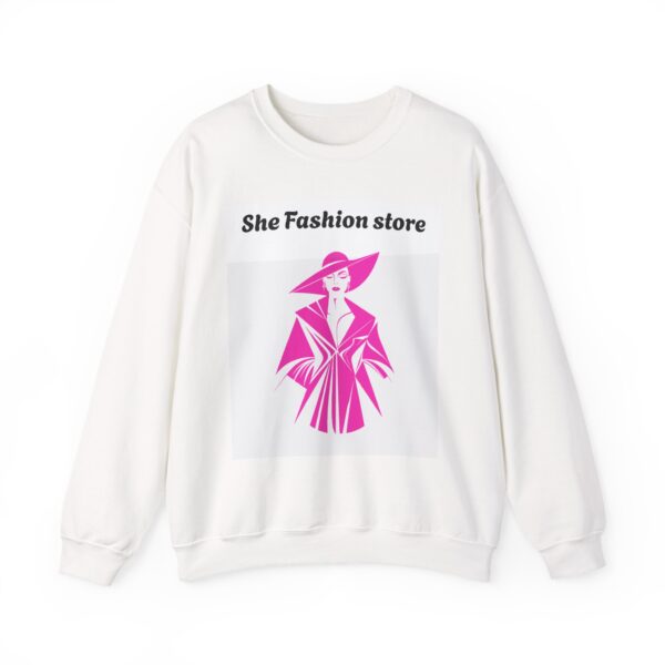 Chic Fashion Crewneck Sweatshirt, Trendy Streetwear, Stylish Sweatshirt.