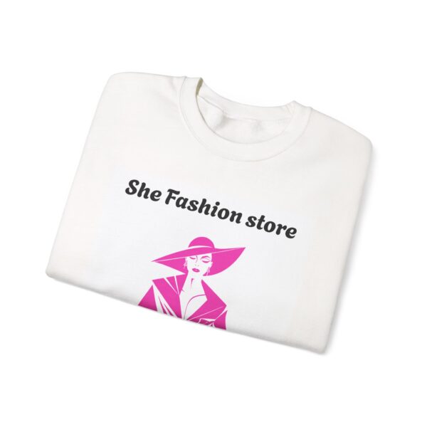 Chic Fashion Crewneck Sweatshirt, Trendy Streetwear, Stylish Sweatshirt. - Image 3