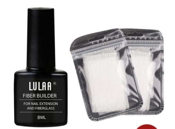 Nail Extension Fiber Set Nail Extension Gel Repair Liquid Paper-free Support Sheet - Image 9