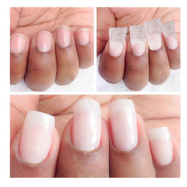 Nail Extension Fiber Set Nail Extension Gel Repair Liquid Paper-free Support Sheet - Image 8