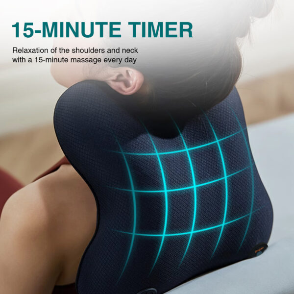 Neck And Back Deep Acupressure Massager Full Body Massage Pillow Ideal Gift - Image 4